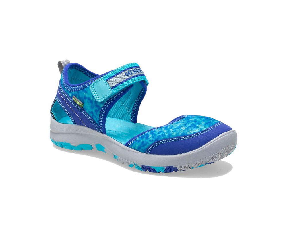 Merrell Sandals Blue/Turquoise - Hydro Moc Monarch 3.0 - Kids 50NSODRHK